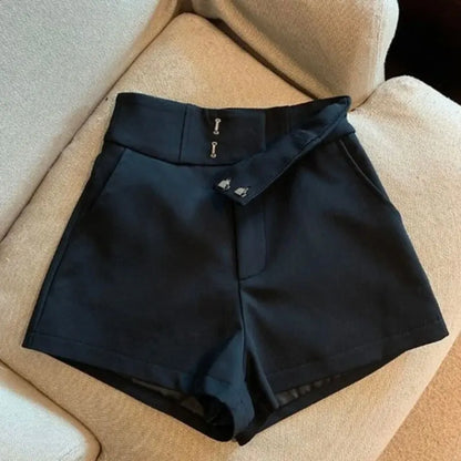 High Waist Elegant A-Line Shorts