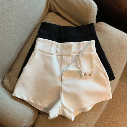 High Waist Elegant A-Line Shorts