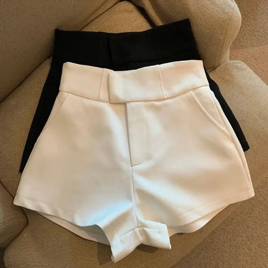 High Waist Elegant A-Line Shorts
