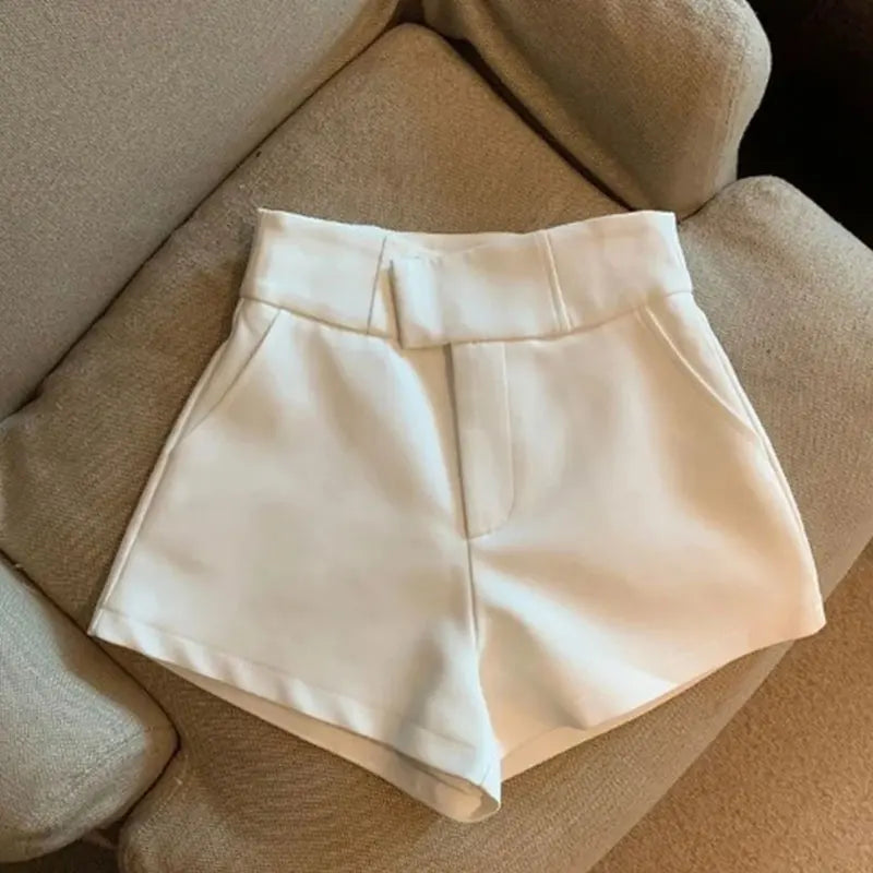 High Waist Elegant A-Line Shorts