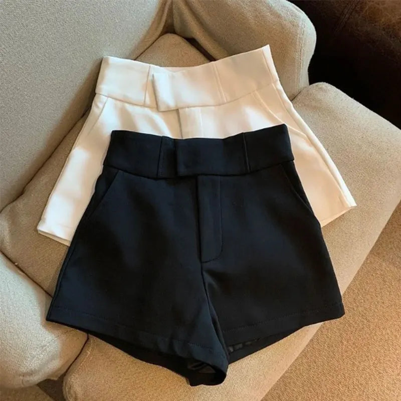 High Waist Elegant A-Line Shorts